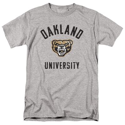 Oakland University Official Golden Grizzlies Logo Unisex Adult T-Shirt, Golden Grizzlies Logo, 4X-Large