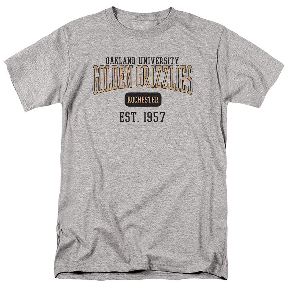 Oakland University Official Est. Date Unisex Adult T-Shirt, Est. Date, 4X-Large