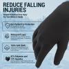 Kami-So Figure Skating Gloves for Competition | Ice Skating Gloves for Women | Gel Wrist Support | Padded Thermal Wear | Figure Skate Practice Gear and Accessories | Black | Small Waterproof view 2