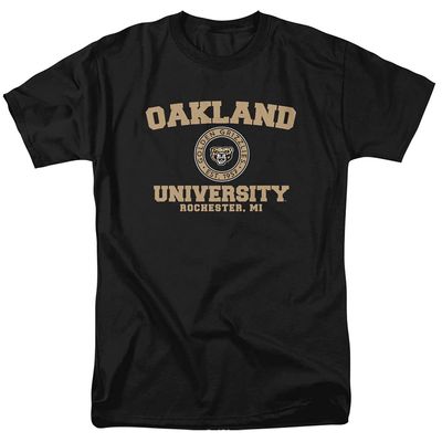 Oakland University Official Circle Logo Unisex Adult T-Shirt, Circle Logo, 4X-Large