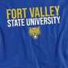 Fort Valley State University Official Stacked Unisex Adult T-Shirt, Stacked, 4X-Large view 2
