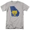 Fort Valley State University Official State Shape Unisex Adult T-Shirt, State Shape, 4X-Large view 1