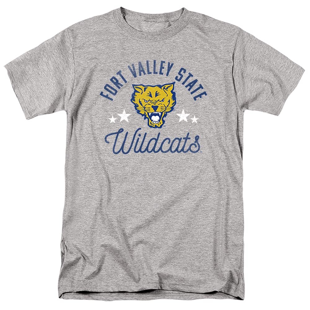 Fort Valley State University Official Wildcats Unisex Adult T-Shirt, Wildcats, 4X-Large