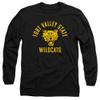 Fort Valley State University Official One Color Wildcats Logo Unisex Adult Long-Sleeve T Shirt,Black, X-Large view 1