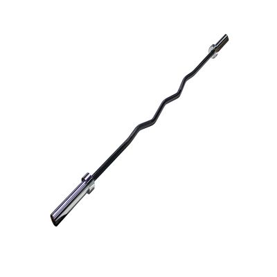 Ader Olympic Curl Bar 72" Black Finish w/Chrome Sleeves