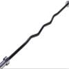 Ader Olympic Curl Bar 72" Black Finish w/Chrome Sleeves view 2