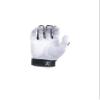 Mizuno Finch Women's Softball Padded Batting Glove, White-Charcoal, Large view 3