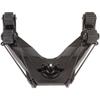 YakAttack DoubleHeader with Dual RotoGrip Paddle Holders | Offset Kayak Paddle Holder | Multi-Accessory Track Mount | Includes SnapNStrap Tethers | Compatible with GearTrac & Most Kayak Tracks view 1