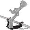 YakAttack DoubleHeader with Dual RotoGrip Paddle Holders | Offset Kayak Paddle Holder | Multi-Accessory Track Mount | Includes SnapNStrap Tethers | Compatible with GearTrac & Most Kayak Tracks view 4