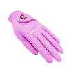 XEIRPRO Premium 4 Pack All Weather Golf Gloves for Women Worn On Right Hand for Left Handed Golfer- Comfort and Secure Fit Ultra Grip Leather Soft Flexibility (Medium, Pink) view 1