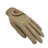 XEIRPRO Premium 4 Pack All Weather Golf Gloves for Women Worn On Right Handfor Left Handed Golfer - Comfort and Secure Fit Ultra Grip Leather Soft Flexibility (Large, Dark Beige) view 1