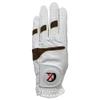 XEIRPRO Premium 4 Pack All Weather Golf Gloves for Women Worn On Right Hand for Left Handed Golfer- Comfort and Secure Fit Ultra Grip Leather Soft Flexibility (X-Large, White/Charcoal) view 2