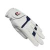 XEIRPRO Premium 4 Pack All Weather Golf Gloves for Women Worn On Left Hand for Right Handed Golfer- Comfort and Secure Fit Ultra Grip Leather Soft Flexibility (X-Large, White/Navy) view 1