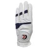 XEIRPRO Premium 4 Pack All Weather Golf Gloves for Women Worn On Left Hand for Right Handed Golfer- Comfort and Secure Fit Ultra Grip Leather Soft Flexibility (X-Large, White/Navy) view 2