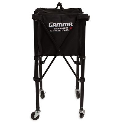 GAMMA Sports EZ Travel Cart, Tennis & Pickleball Hopper, Padel, Portable Compact Design, Sturdy Lightweight Construction, EZ Bags, 150 or 250 Capacity, Premium Carrying Case Included