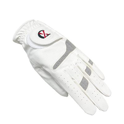 XEIRPRO Premium 4 Pack All Weather Golf Gloves for Women Worn On Left Hand for Right Handed Golfer- Comfort And Secure Fit Ultra Grip Leather Soft Flexibility (Small, White/Cool Grey)