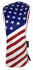 USA Flag Embroidered Headcover by ReadyGOLF - Driver view 2
