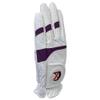 XEIRPRO Premium 4 Pack All Weather Golf Gloves for Women Worn On Left Hand for Right Handed Golfer- Comfort and Secure Fit Ultra Grip Leather Soft Flexibility (Small, White/Purple) view 4