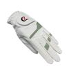 XEIRPRO Premium 4 Pack All Weather Golf Gloves for Women Worn On Left Hand for Right Handed Golfer- Comfort and Secure Fit Ultra Grip Leather Soft Flexibility (X-Large, White/Green) view 1