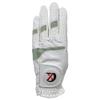 XEIRPRO Premium 4 Pack All Weather Golf Gloves for Women Worn On Left Hand for Right Handed Golfer- Comfort and Secure Fit Ultra Grip Leather Soft Flexibility (X-Large, White/Green) view 2
