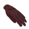 XEIRPRO Premium 4 Pack All Weather Golf Gloves for Women Worn On Left Handfor Right Handed Golfer - Comfort and Secure Fit Ultra Grip Leather Soft Flexibility (Large, Burgundy) view 1