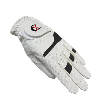XEIRPRO Premium 4 Pack All Weather Golf Gloves for Women Worn On Left Hand for Right Handed Golfer- Comfort and Secure Fit Ultra Grip Leather Soft Flexibility (Small, White/Black)