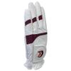 XEIRPRO Premium 4 Pack All Weather Golf Gloves for Women Worn On Left Handfor Right Handed Golfer - Comfort and Secure Fit Ultra Grip Leather Soft Flexibility (Large, White/Burgundy) view 4