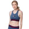 FOCO New England Patriots NFL Womens Team Color Static Sports Bra - L view 1