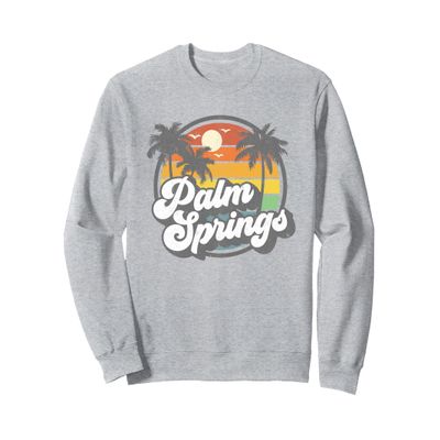 Palm Springs California Beach Retro Vintage Vacation Gift Sweatshirt
