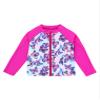 renvena Junior Girls Floral Swimsuit Sun Protection Shirt Wetsuit with Bikini Sets 3 Piece Swimwear Butterfly 16 view 3