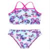 renvena Junior Girls Floral Swimsuit Sun Protection Shirt Wetsuit with Bikini Sets 3 Piece Swimwear Butterfly 16 view 4