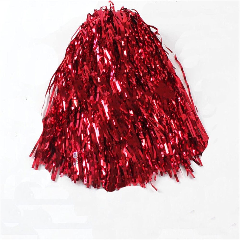 Cheerleading flower ball 1PC Modish Cheer Dance Sport Supplies Competition Cheerleading Pom Poms Flower Ball Lighting Up Party Cheering Fancy Pom Poms Waterproof prom fancy cheer ( Color : Silver )
