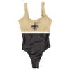 FOCO New Orleans Saints NFL Womens Beach Day One Piece Bathing Suit - XL view 2