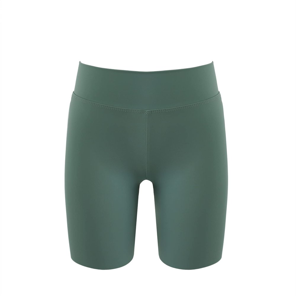 Hansber Kids Girls Dance Booty Shorts High Waist Gymnastics Yoga Shorts Running Cycling Biker Shorts Activewear Green 2-3 Years