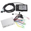Yunir Brushless Motor Controller, 24V-48V Motor Controller, LCD Display Electric Scooter Brushless Controller Kit(36V/48V 350W) view 1