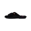 FOCO Women's NFL Team Logo Cross Band Soft Plush Furry Cozy Open Toe House Shoes Slippers, Cincinnati Bengals, Small 5-6 view 4