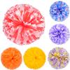 WQAZ Cheerleading Flower Ball 1 Piece Colorfast Cheerleader Cheerleading Pom Poms Cheerleading Pompoms Cheer Pom Majorettes Hand Flower Aerobics Balls Sports Waterproof Prom Fancy Cheer view 1