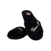 FOCO Women's NCAA College Team Logo Cross Band Soft Plush Furry Cozy Open Toe House Shoes Slippers, Texas State Bobcats, X-Large 11-12 view 3