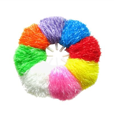 Cheerleading Flower Ball 8/12pcs Cheerleaders Supplies Cheering Poms Cheering Garland Shiny Cheering Balls with Handle Dance Party Decor Club Supplies Waterproof Prom Fancy Cheer (Color : 12pcs)