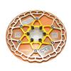 ASHIMA-LTD ARO-10 Lightest Disc Brake Rotor 160mm 71g, 2PCS, Gold, AS2378-N view 2