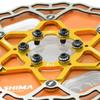 ASHIMA-LTD ARO-10 Lightest Disc Brake Rotor 160mm 71g, 2PCS, Gold, AS2378-N view 3