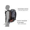 Naturehike Hiking Camping Backpack 45L/65L Lightweight Internal Frame with Rain Cover for Backpacking Outdoor Sports ((40+5) L Black, (40+5) L) view 3
