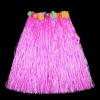 Cheerleading Flower Ball Plastic Hawaiian Costume Fibers Women Grass Skirts Hula Skirt with Flower Ladies Dress Up 10 Colors Cheerleading Waterproof Prom Fancy Cheer (Color : Red) view 4