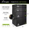 Champion Sports Foam Plyometric Box, 3 inch, Black - Durable Jump Boxes for Training with Handles, Hook and Loop Flaps - Stackable Plyo Box Jumps for Gym - Premium Cross Training Equipment view 4
