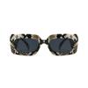 laureles/Square Snakeskin Pattern Rectangle Sunglasses Men Women Vintage Fluorescent Green Shade Glasses (C7) view 2