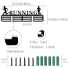 CREATCABIN Medal Holder Sport Running Athlete Medals Hanger Display Stand Wall Mount Hanger Decor Holders for Runners for Home Badge 3 Rung Medalist Running Soccer Gymnastics Over 60 Medals view 3