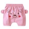 Freebily Infant Baby Boys Girls Bloomers Pull-on Shorts Cute Cartoon Print Unisex Summer Short Pants Pink 18-24 Months view 1