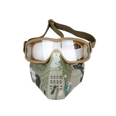 Tactical Paintball Anti-Fog Impact-Rated Goggle Full Face Mask TMC3161