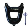 Dan-Fender Fender2Step - Multi-Purpose Boarding Step & Boat Fender - Dual Bumper & Easy-Access Step w/Foot Hole - Yacht, Pontoon & Boat Accessory for Docking (Black) view 1