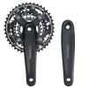 DONSP1986 Triple Speed Aluminum Alloy Square Crankset 170mm 104/64bcd 42/32/22T with Chainring Crankarms, Crank Set Chainset for Mountain Road Bike Fixed Gear Bicycle view 1